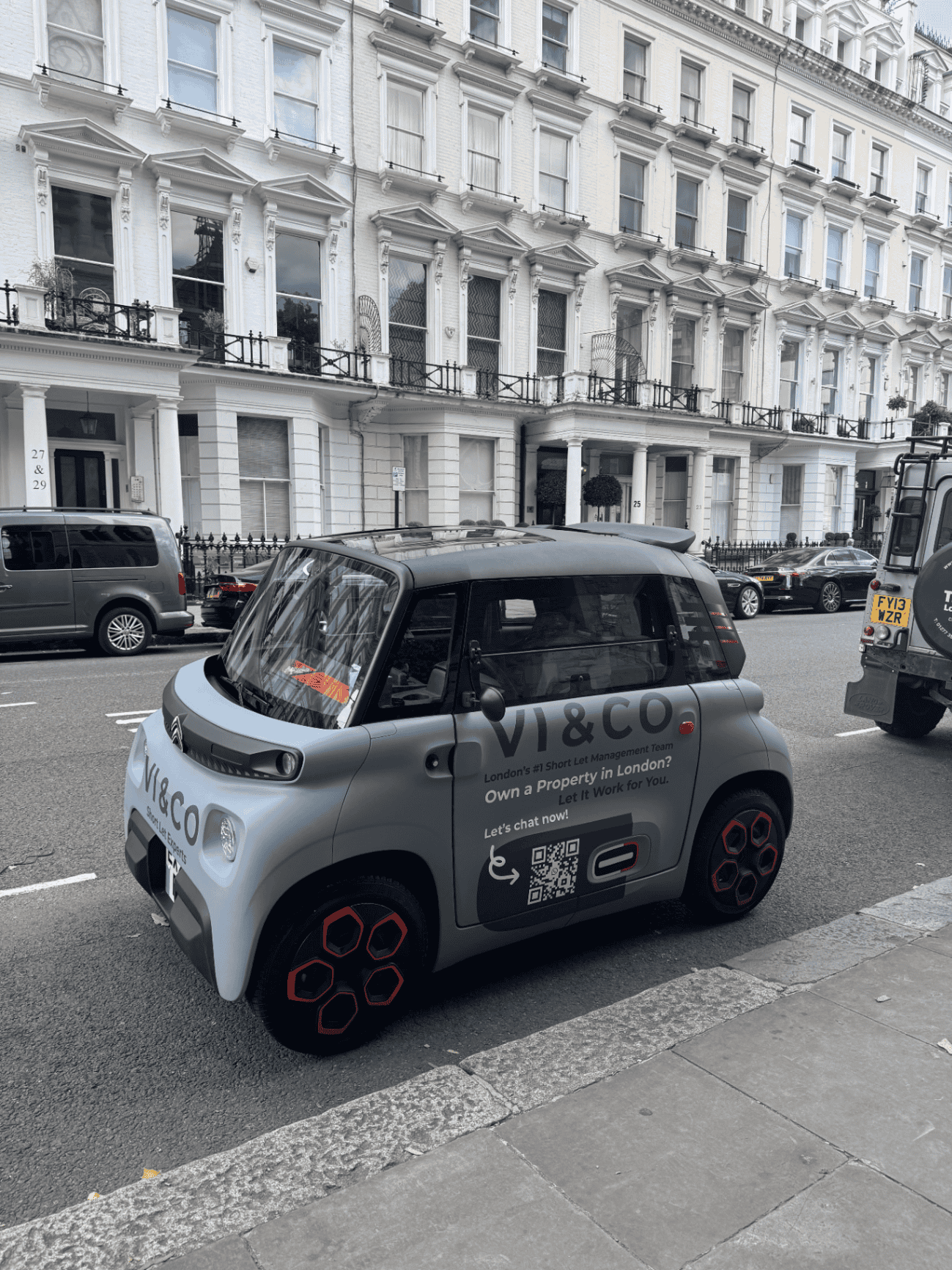 VI&CO branded vehicle